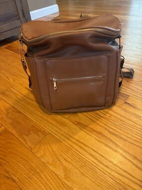 Fawn Design Caramel Brown Diaper Backpack